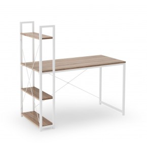 Стол компьютерный HALMAR NARVIK B1 дуб сонома/белый